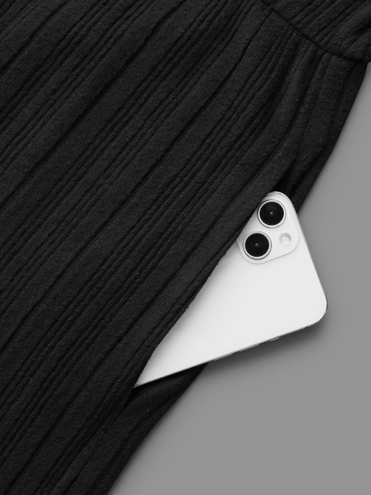 Sheer Lace Neckline Textured Pajamas Jumpsuit - Image 5