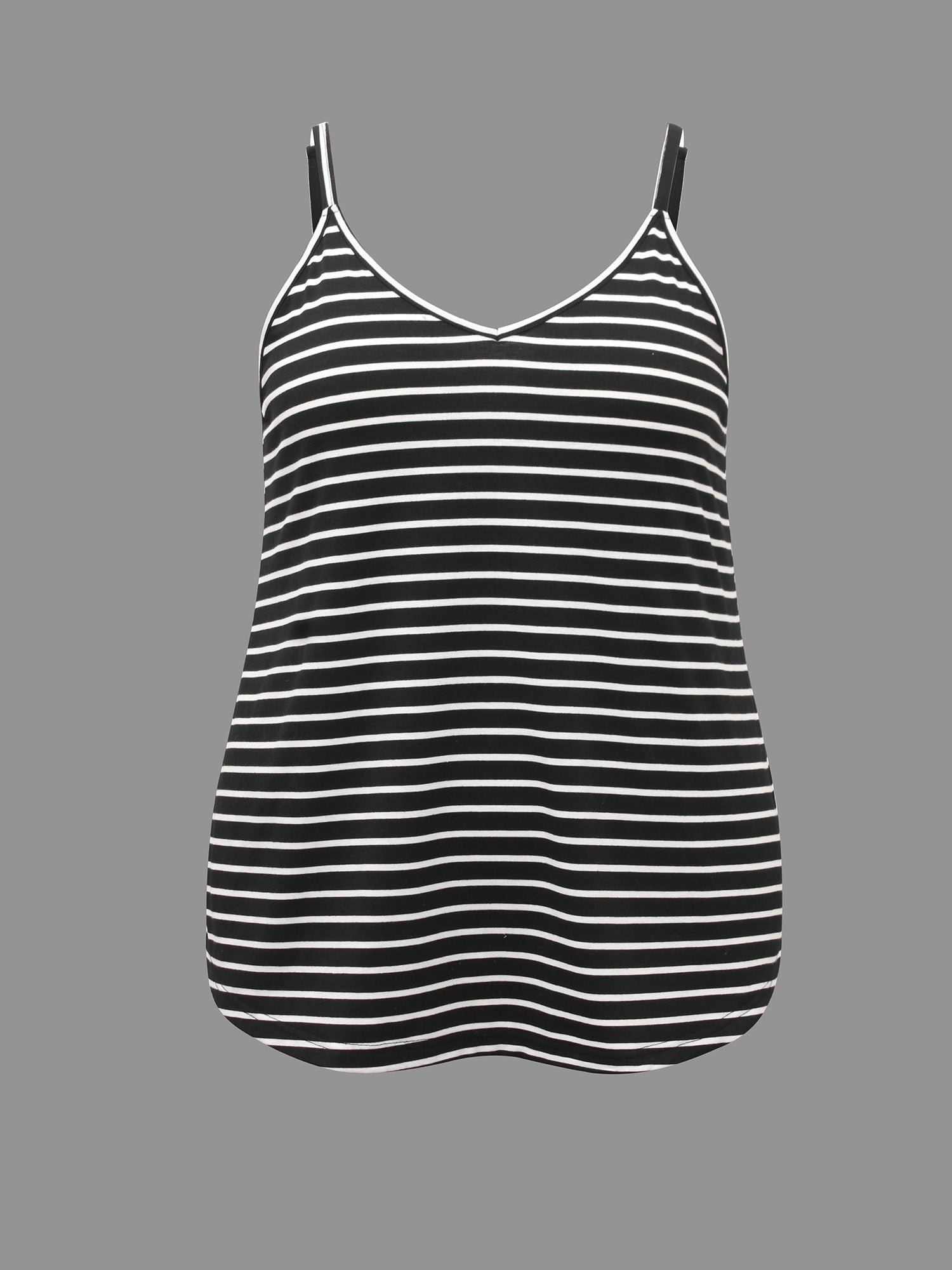 Striped Curved Hem Cami Top - Image 7