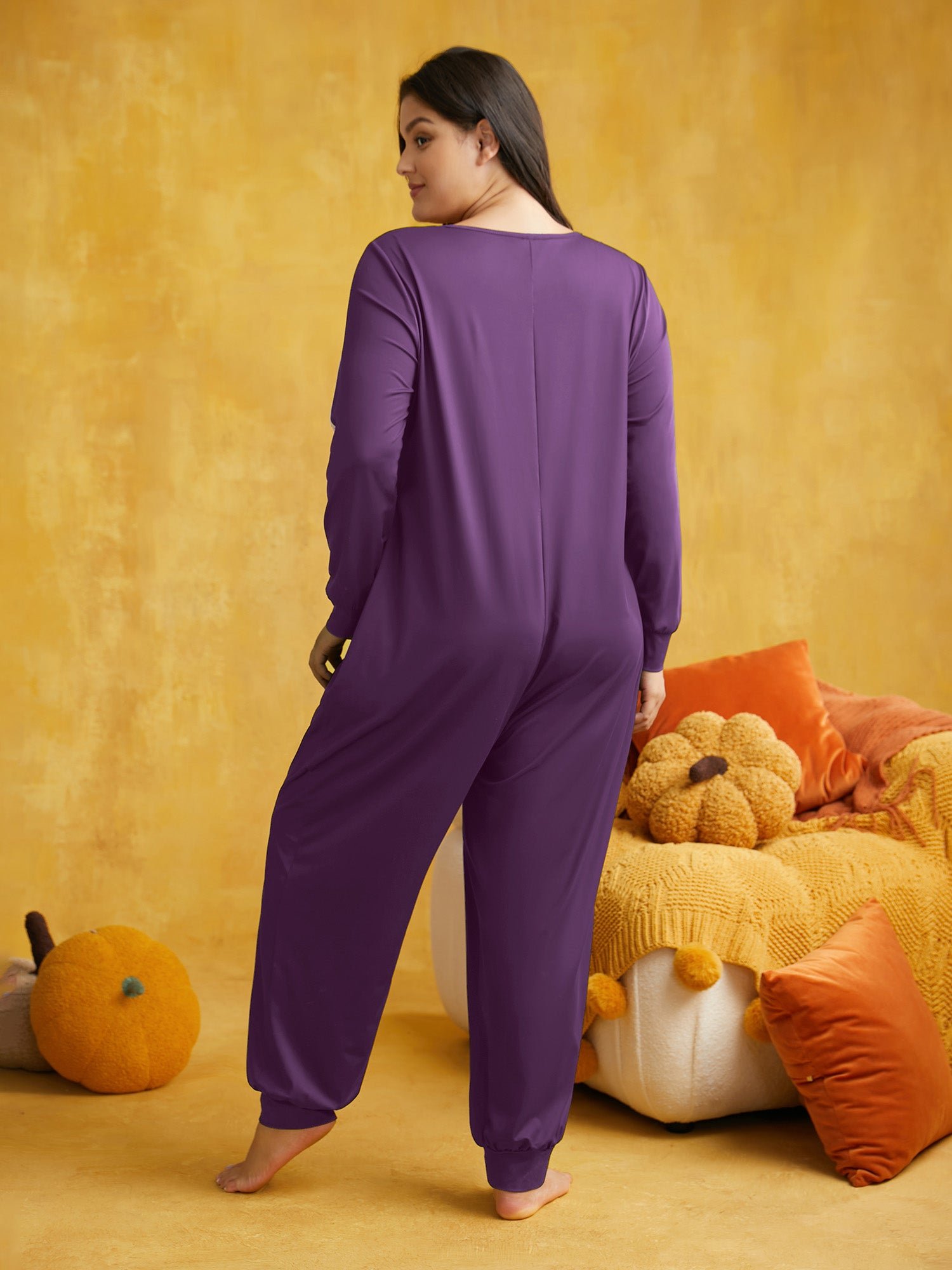 Skeletal Rib Invisible Zipper Romper - Image 12