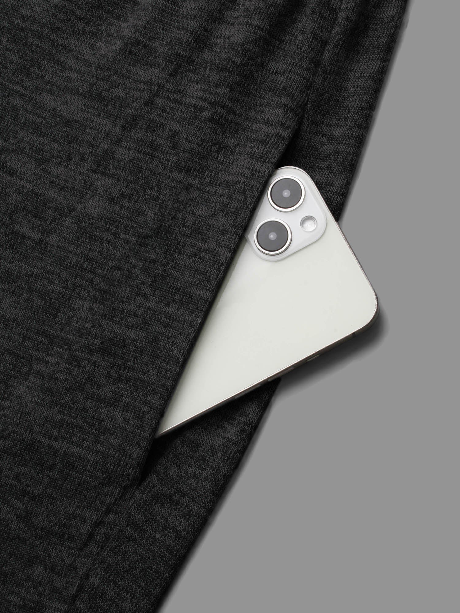 Elastic Waist Overlap Collar Lounge Jumpsuit - Image 6