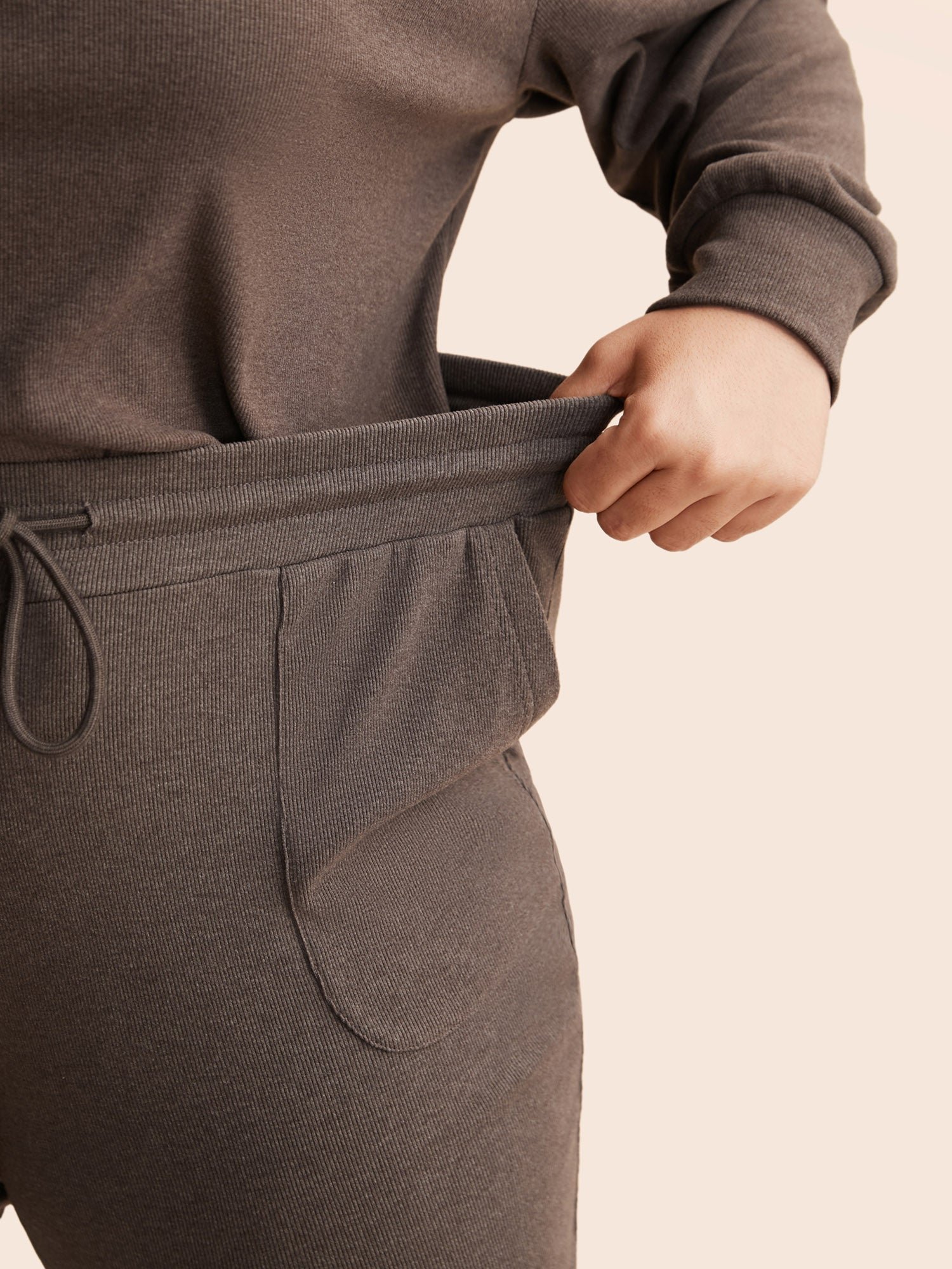 Supersoft Essentials Solid Drawstring Lounge Bottoms - Image 5