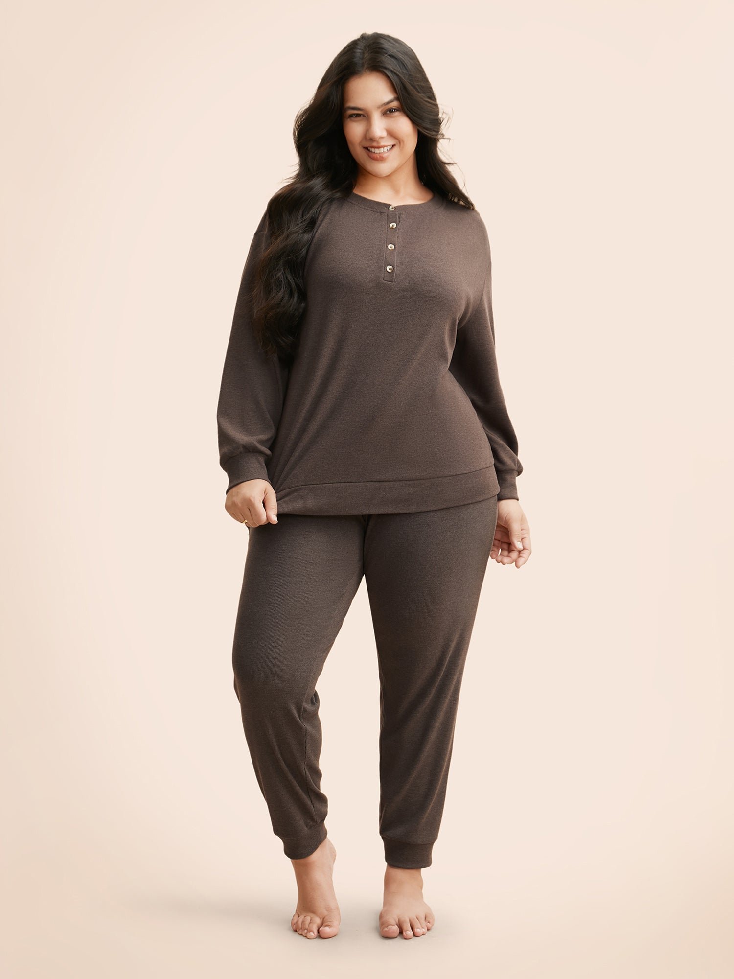 Supersoft Essentials Solid Drawstring Lounge Bottoms - Image 2