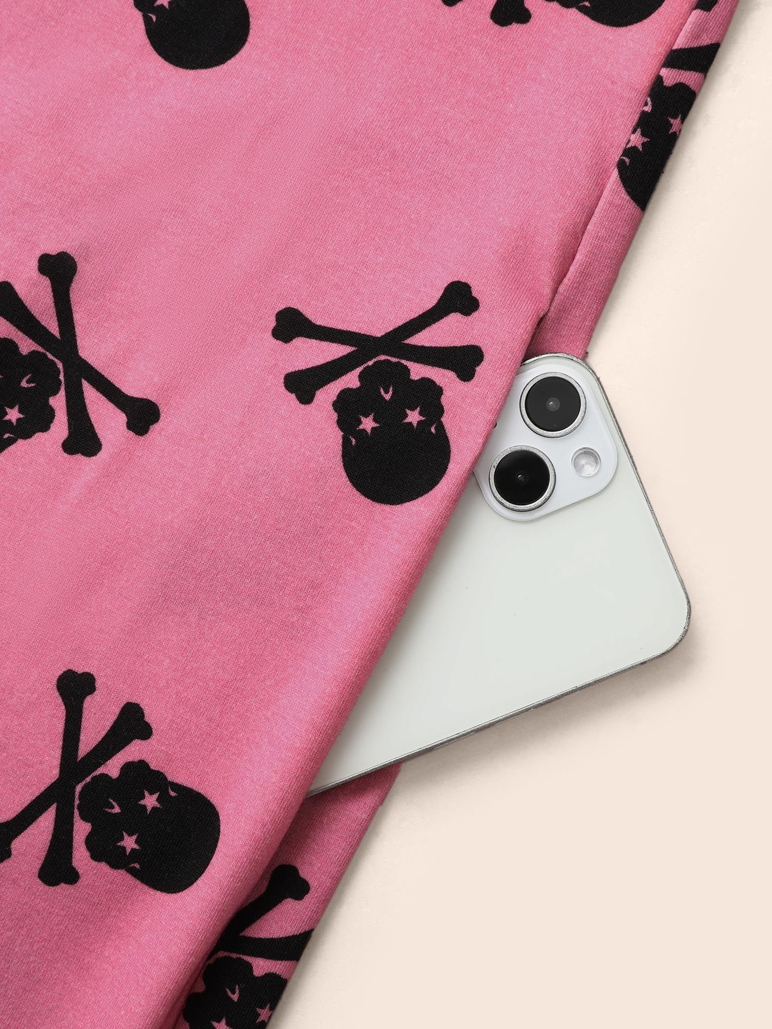 Caution It Is Skeleton Season Sleep Jumpsuit - Image 5