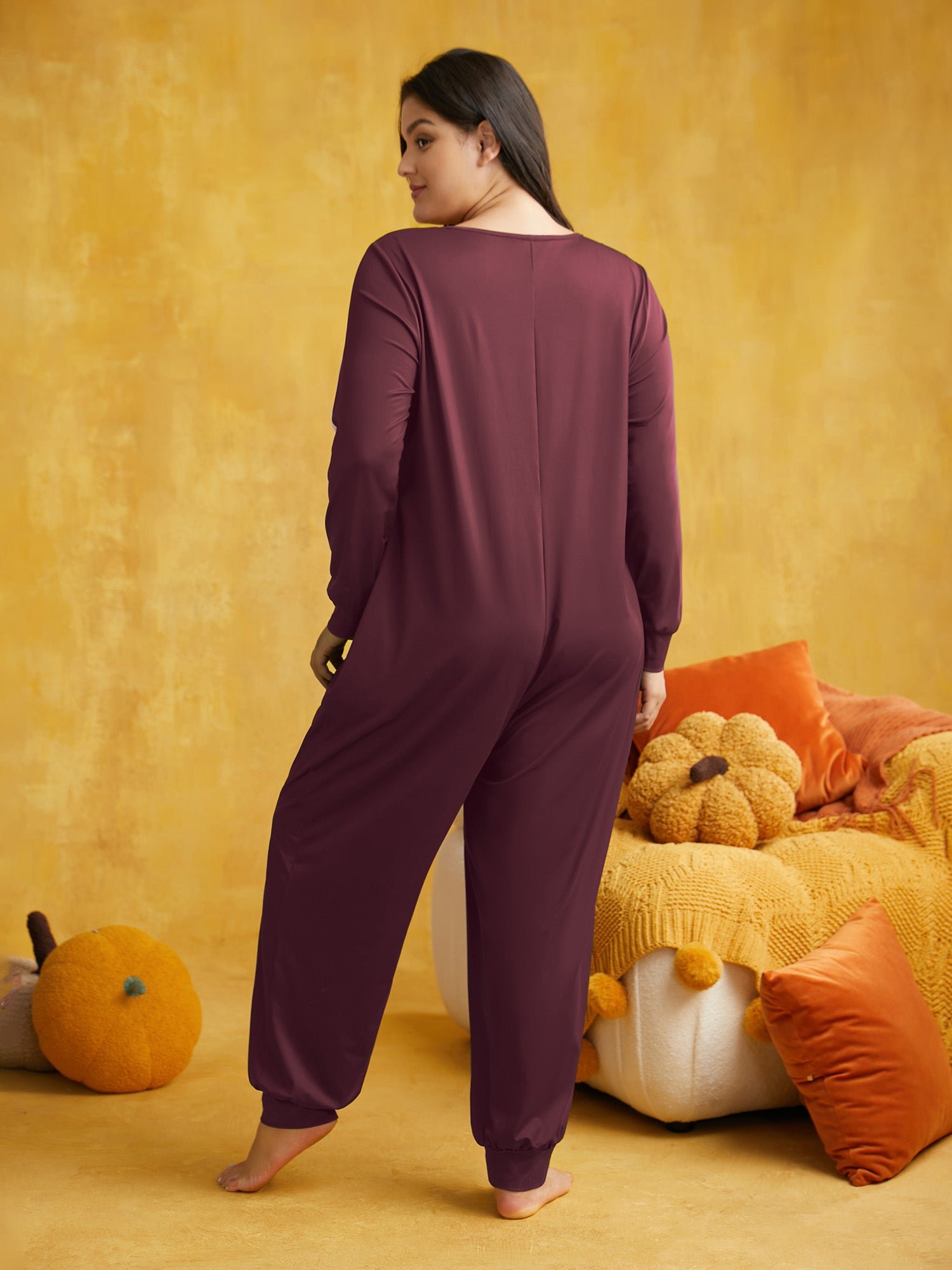 Skeletal Rib Invisible Zipper Romper - Image 4