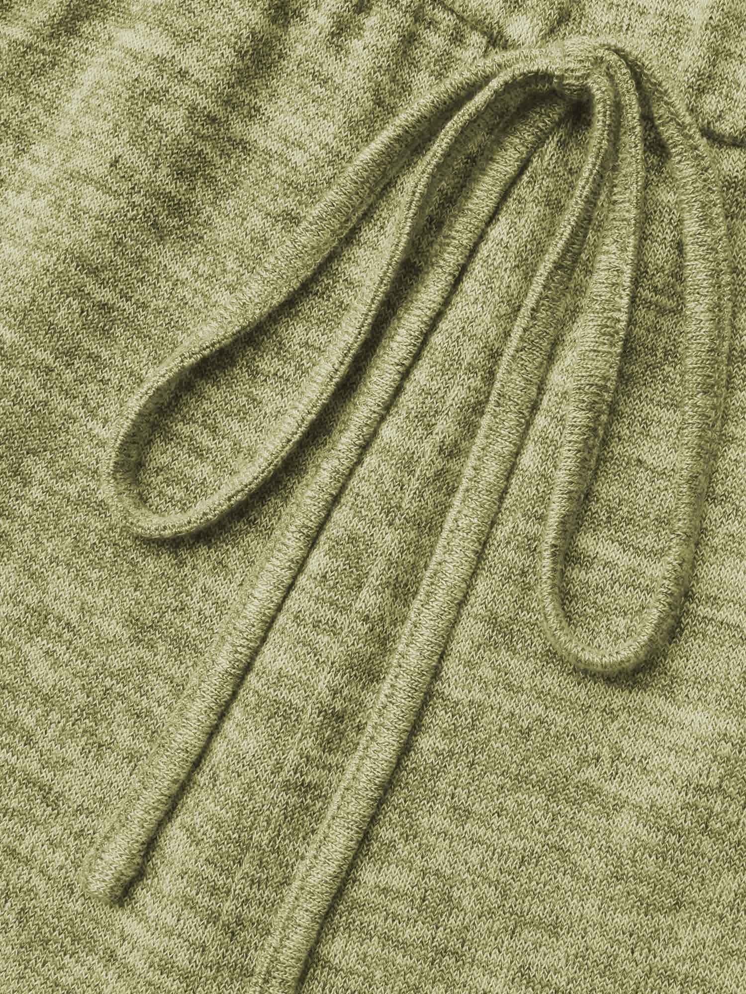 Elastic Waist Overlap Collar Lounge Jumpsuit - Image 54