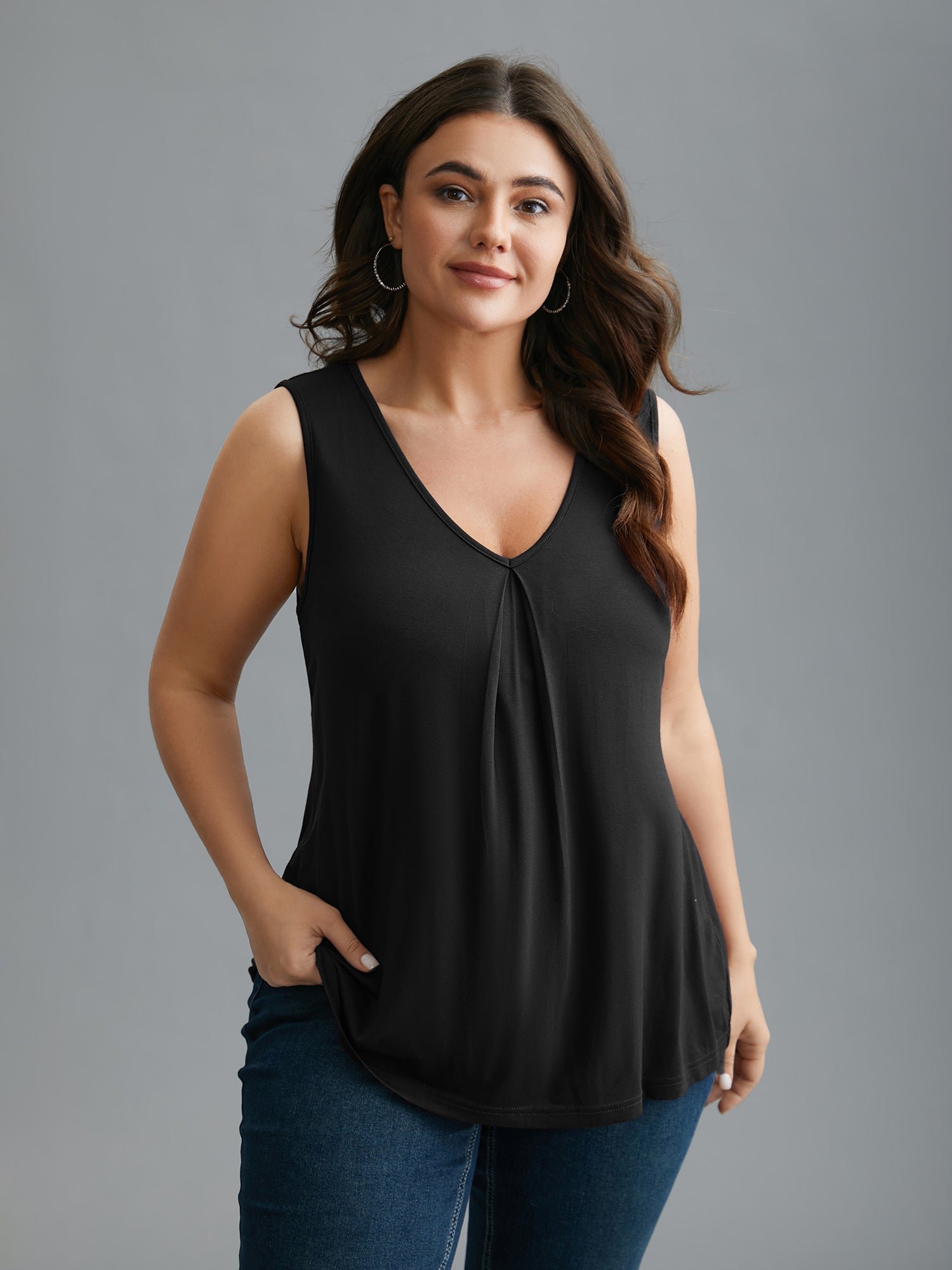 Supersoft Essentials V-Neck Tank Top - Image 2