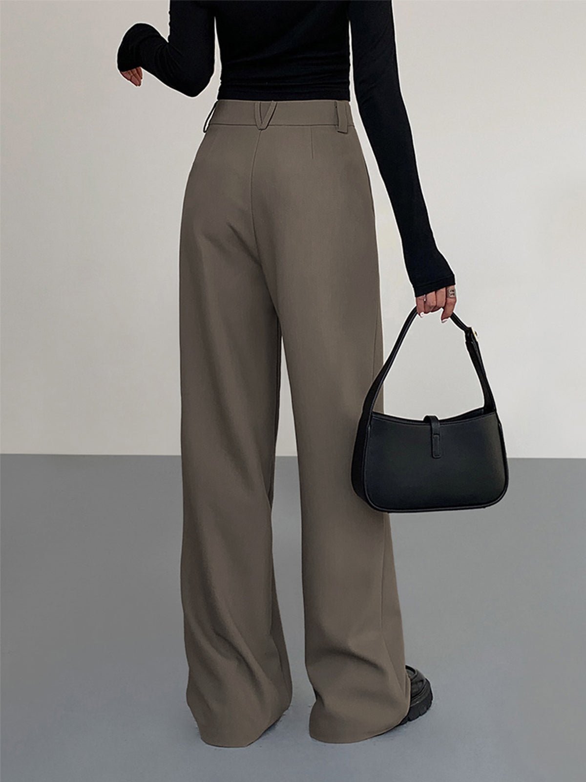 Business Casual Pleat Dress Pants - Image 4