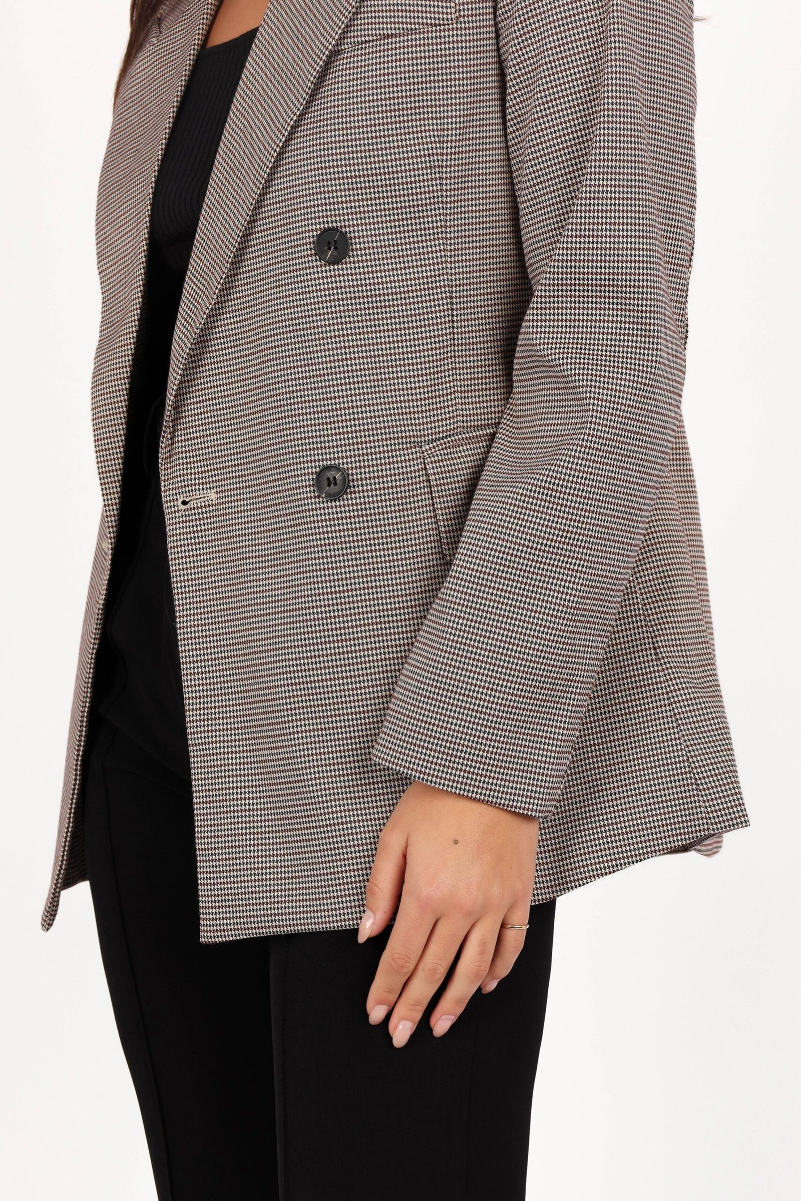 Blazer - Brown/Cream - Image 7