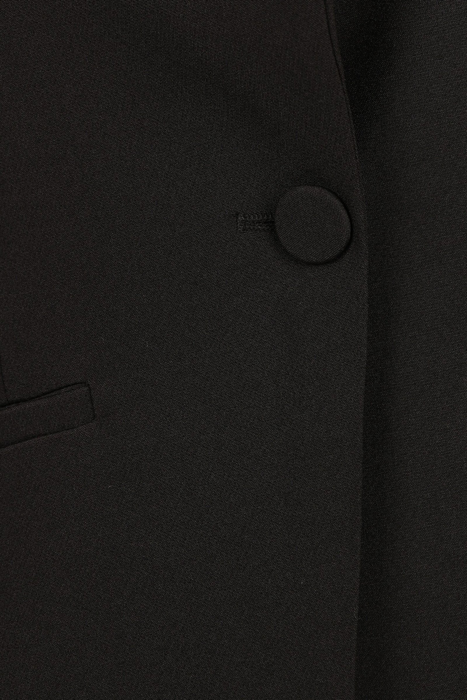 Slouch Sleeve Blazer - Black - Image 7