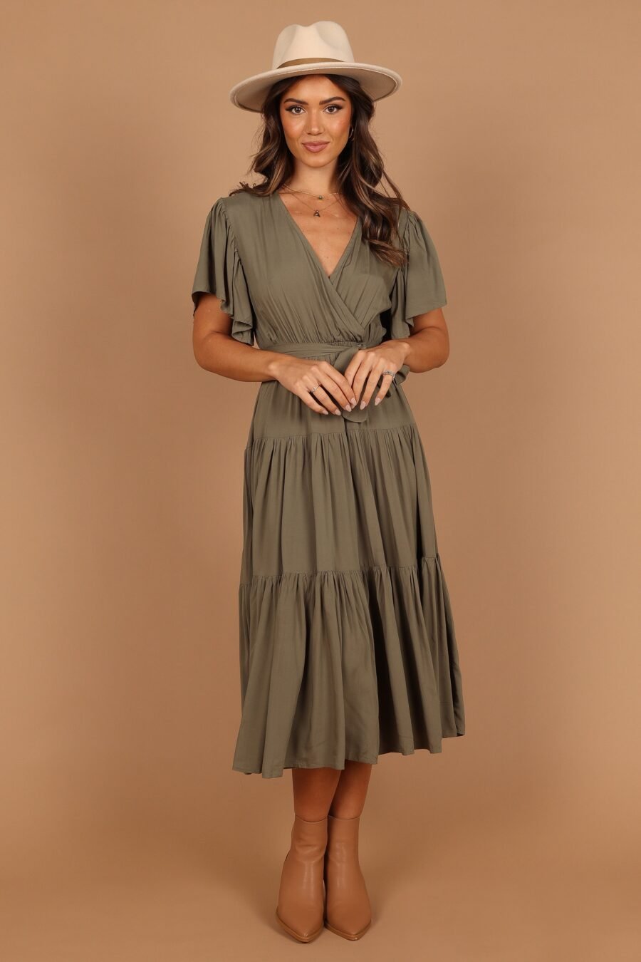 Dress - Olive - Image 10