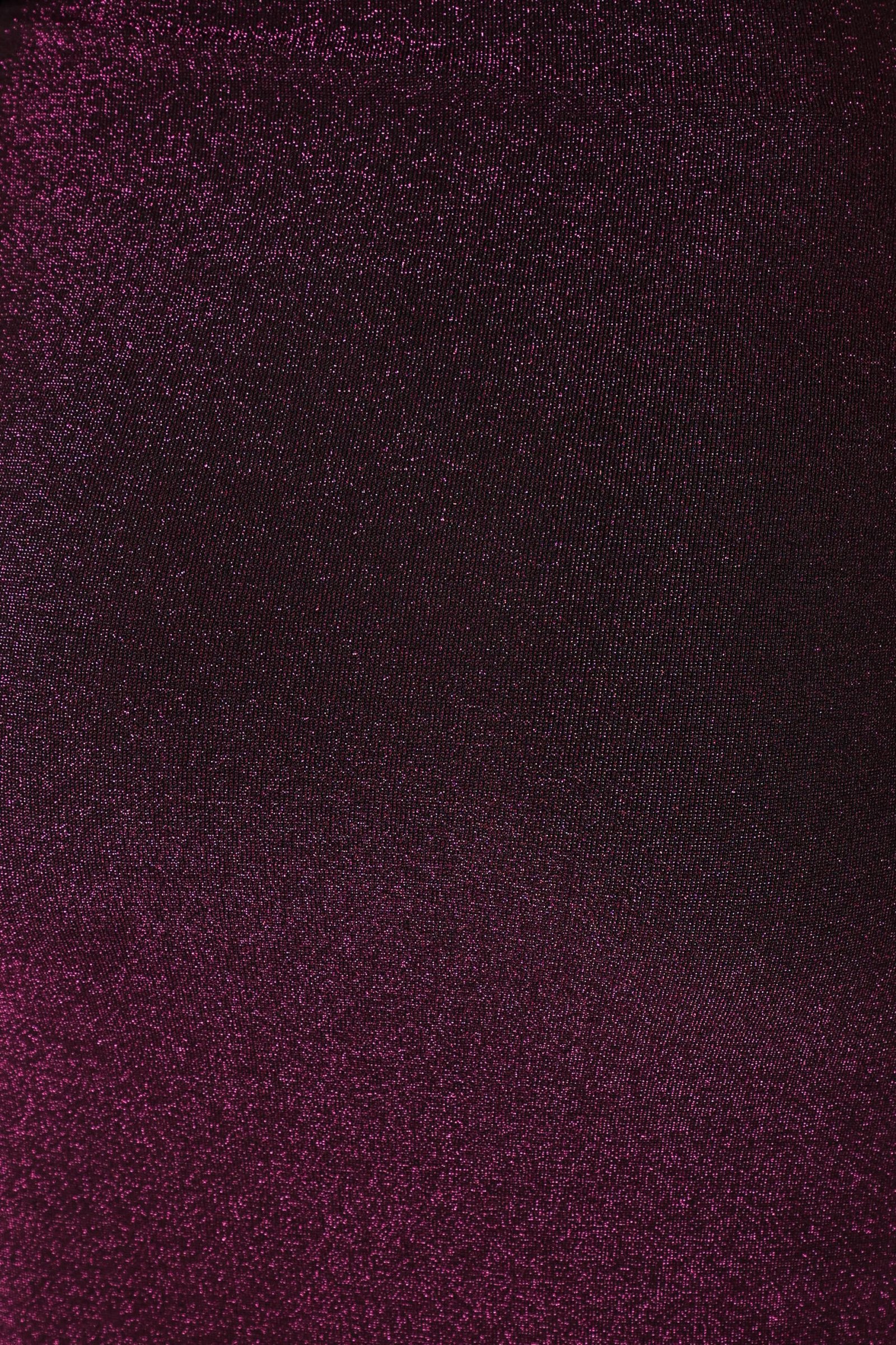 Off Shoulder Midi Dress - Purple - Image 12