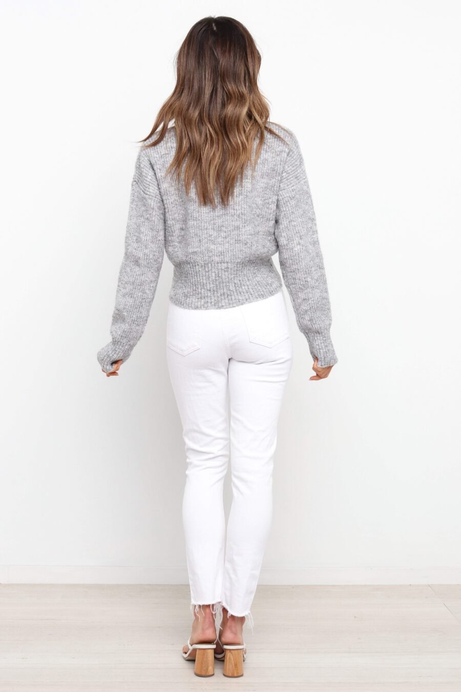 Knit Sweater - Grey - Image 8