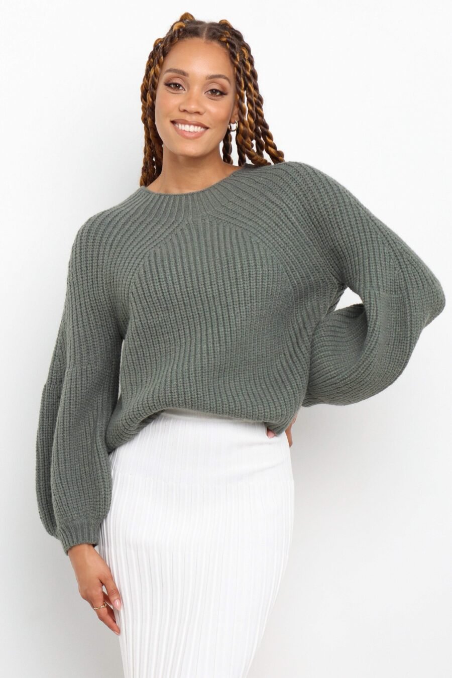Knit Sweater - Emerald
