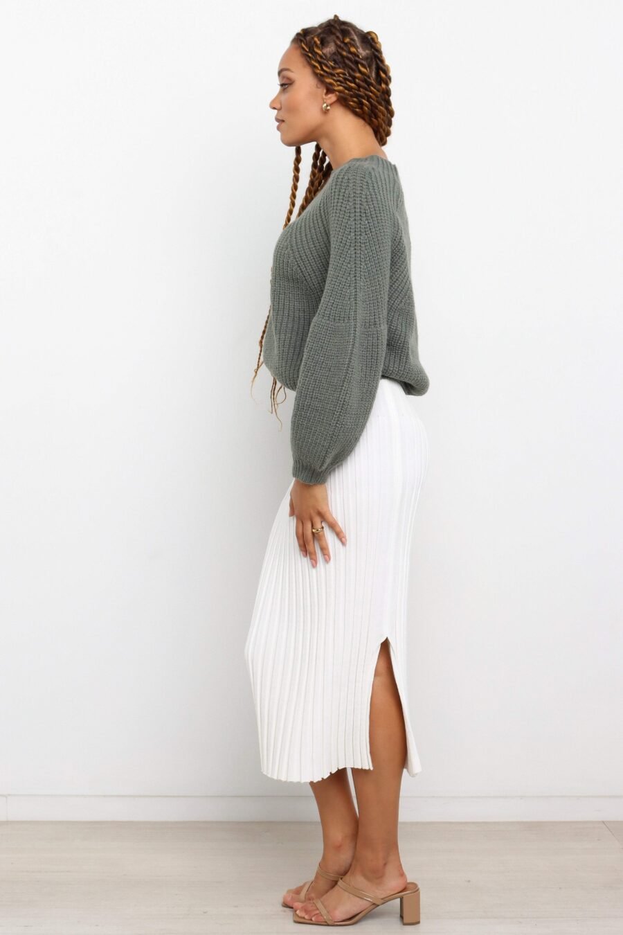 Knit Sweater - Emerald - Image 5