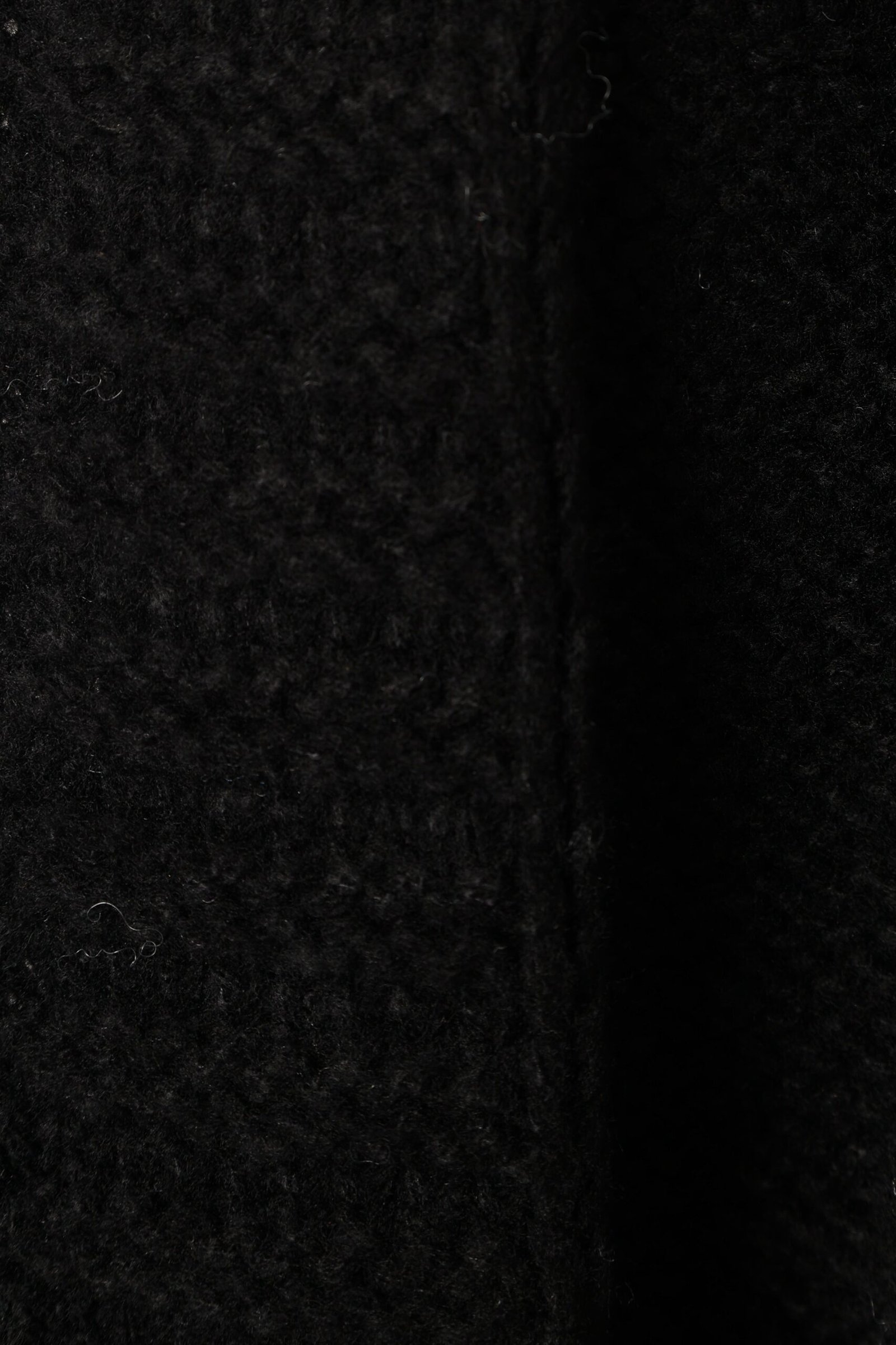 Large Knit Back Cardigan - Black - Image 8