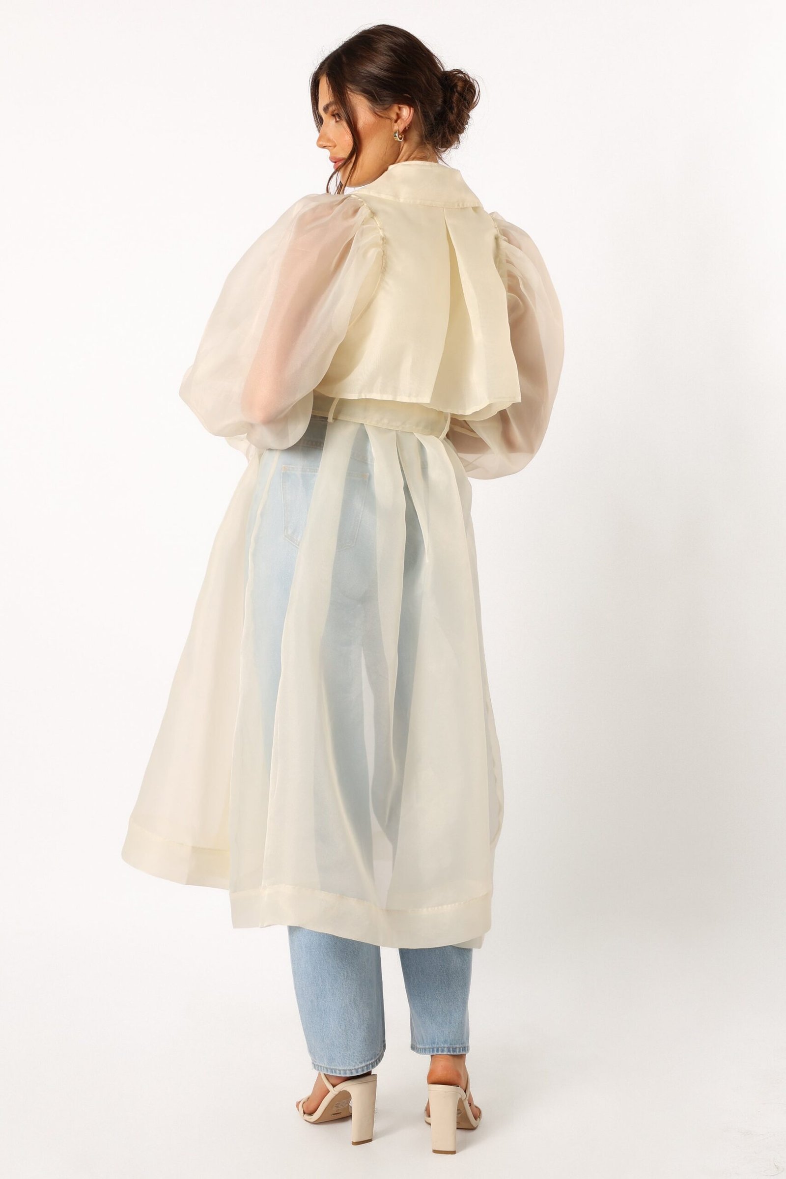 Trench Coat - Cream - Image 4