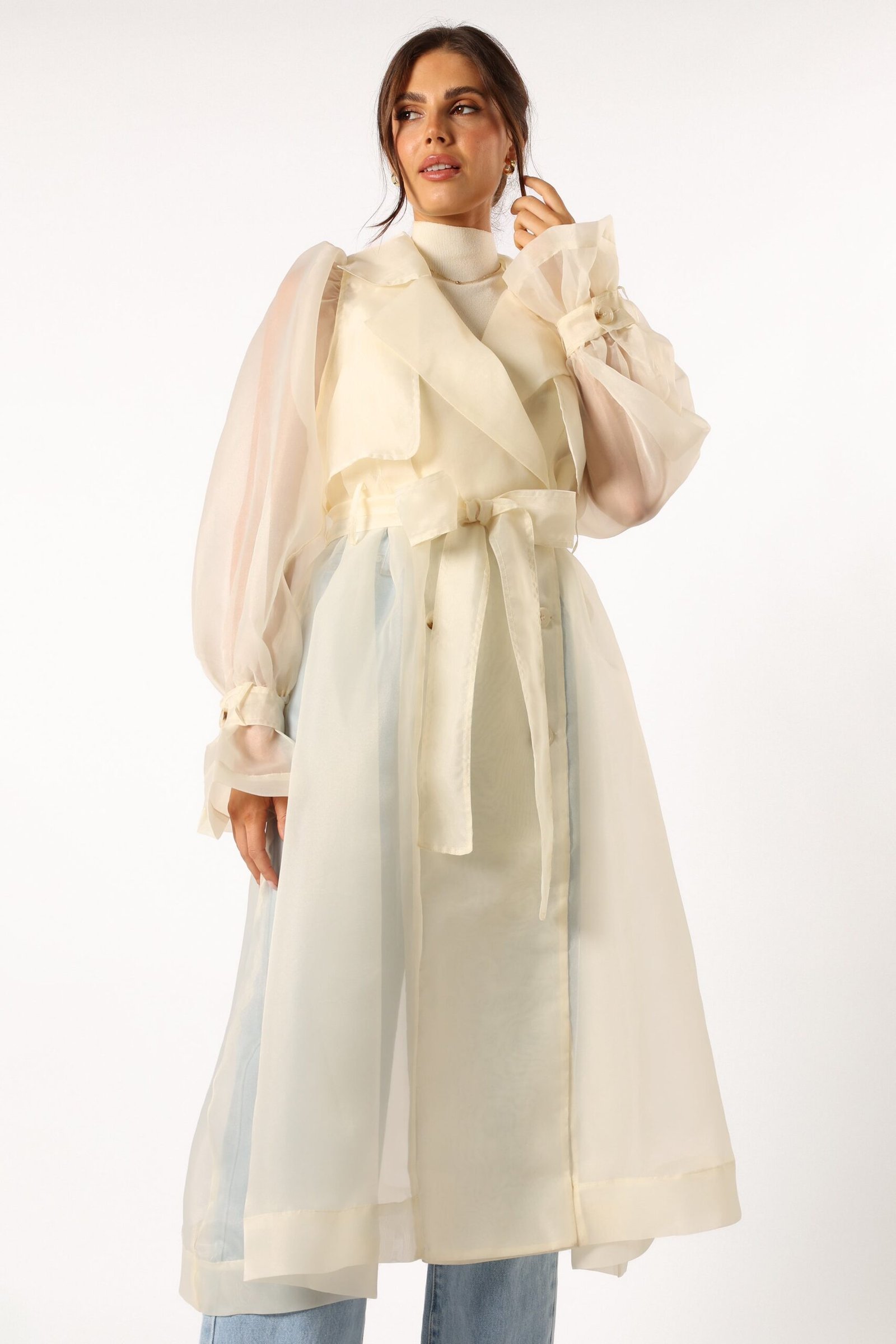Trench Coat - Cream