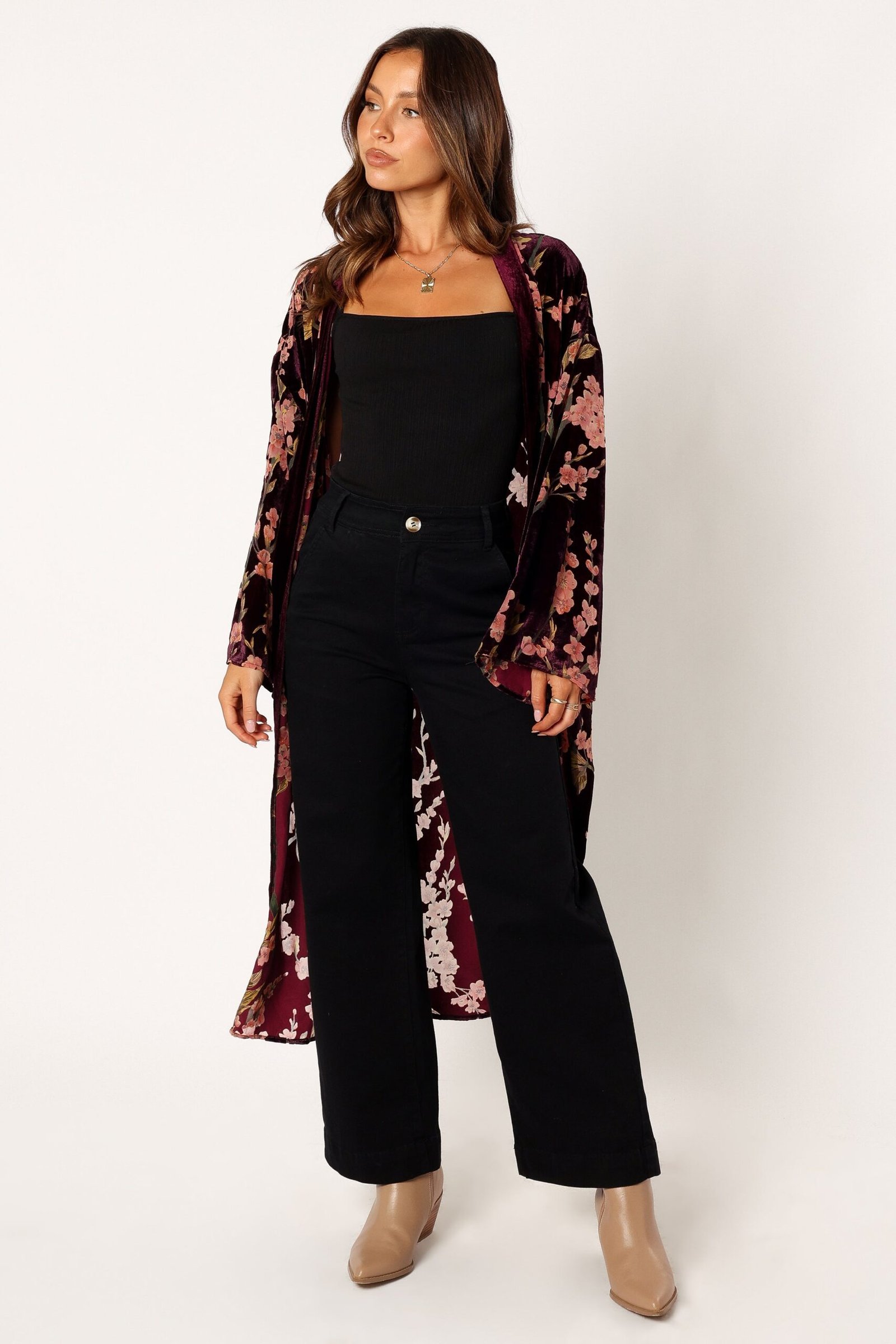 Velvet Duster - Floral - Image 2