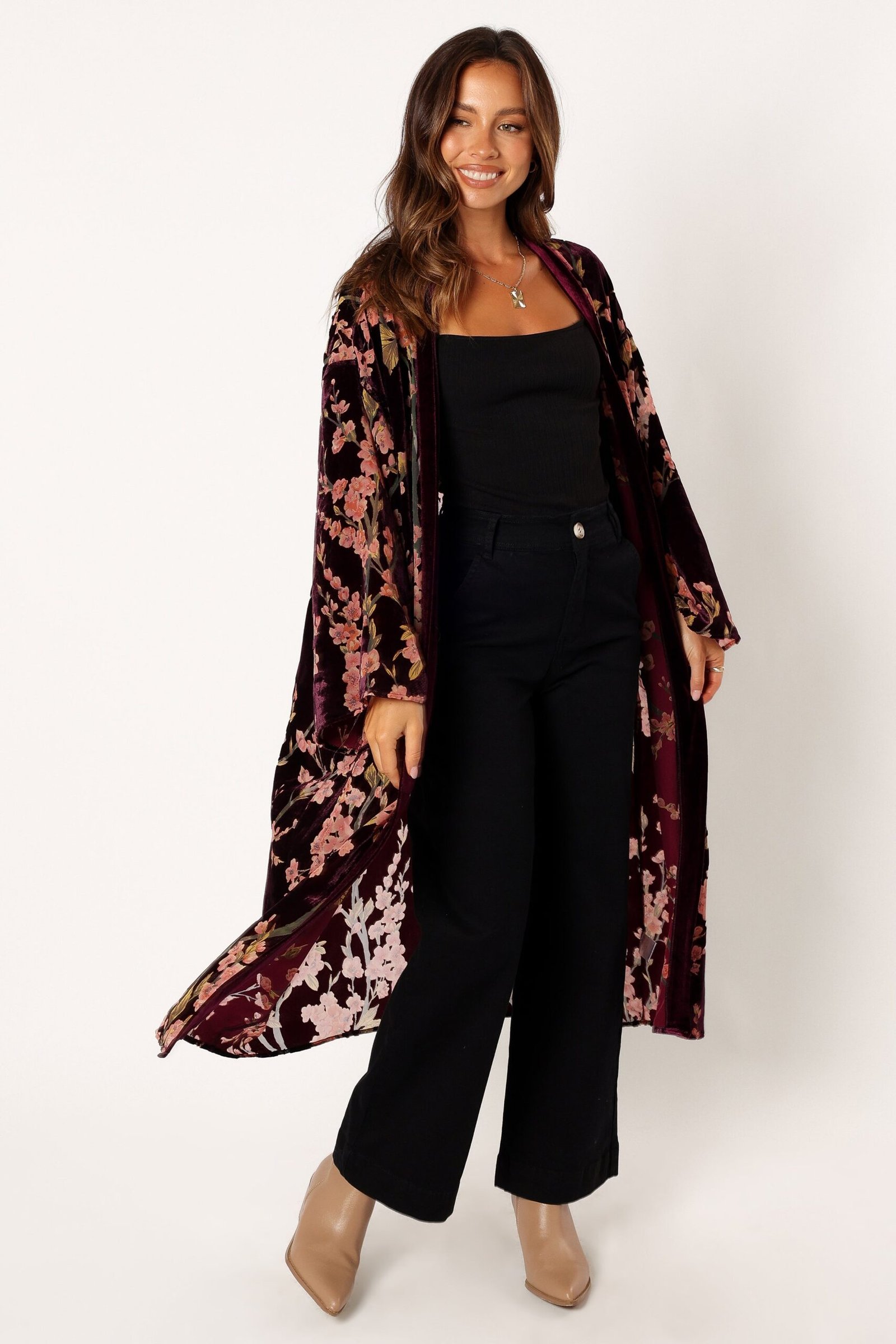 Velvet Duster - Floral - Image 3