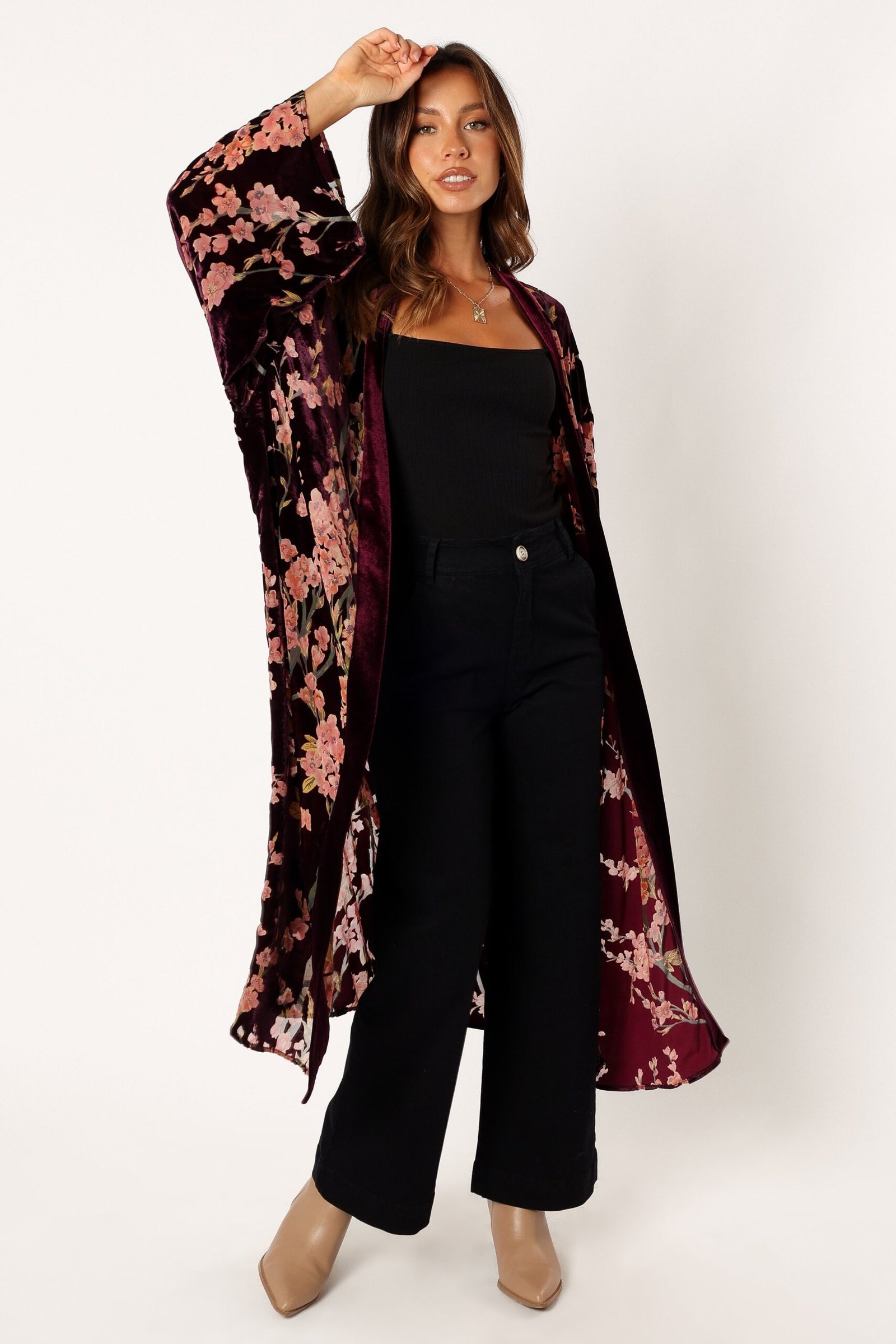 Velvet Duster - Floral - Image 4