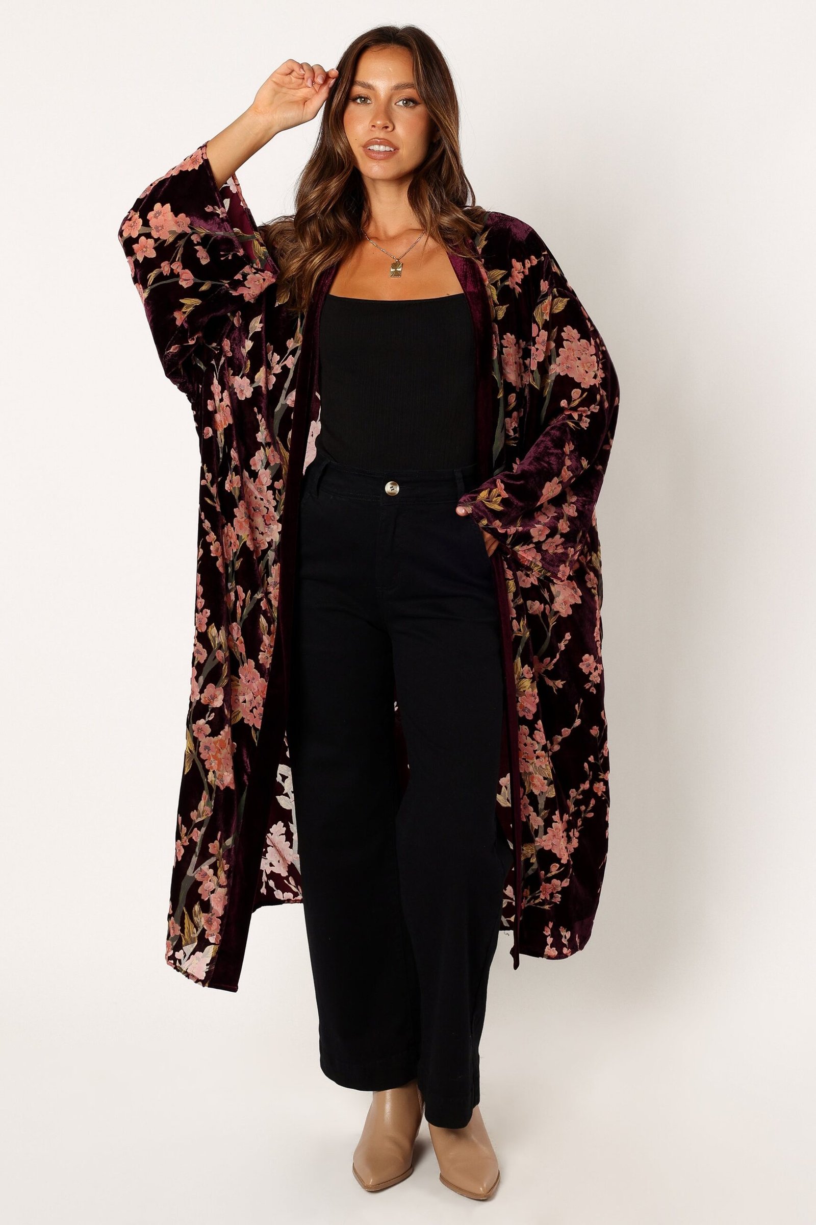 Velvet Duster - Floral - Image 7