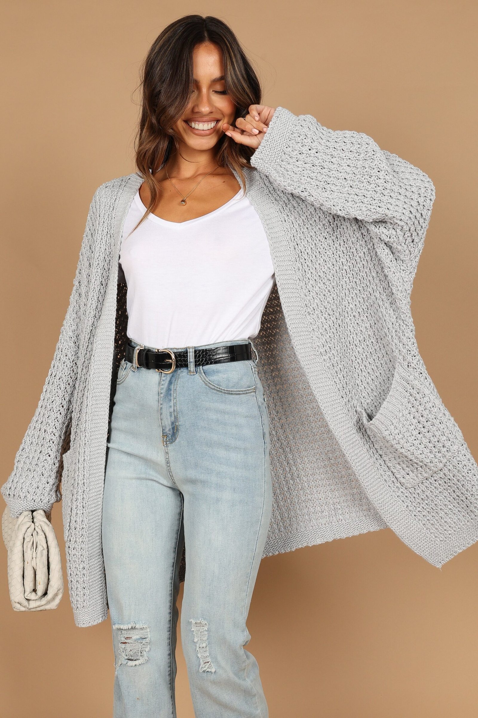 Cardigan - Grey - Image 7